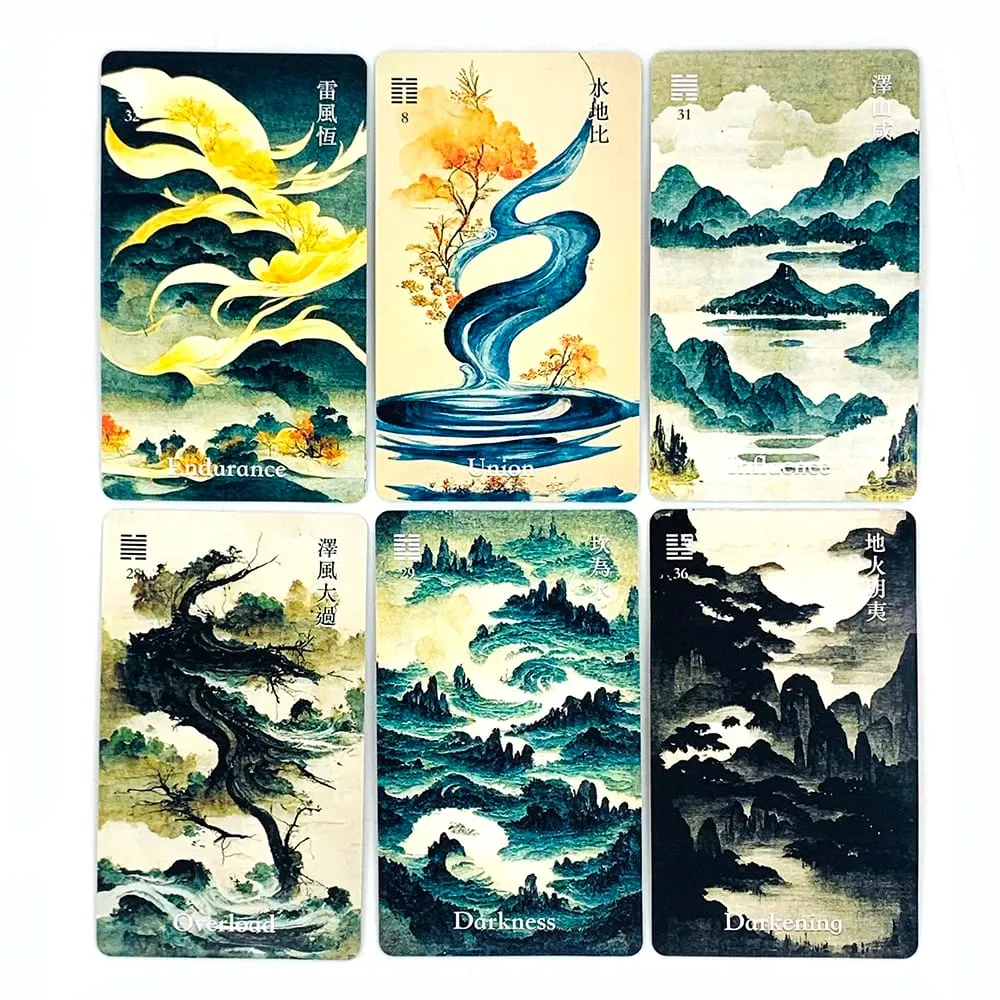 New Oracle Cards A 64 Cards Of Chinese Landscape Beauty Showcasing China Understanding China Perfect For Divination & Collecto