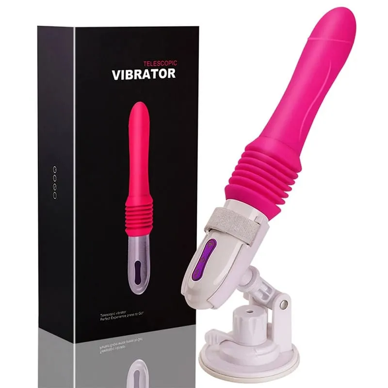 Remote Control Big Dildo Vibrators Telescopic Automatic Sex Machine Adult Sex Products with Suction Cup Erotic Sex Toy For Woman