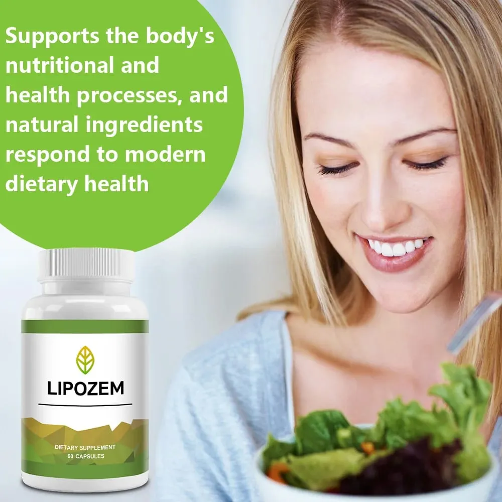 Lipozem for Weight Management Daily Supplement Gut Health 60 Capsules Metabolism
