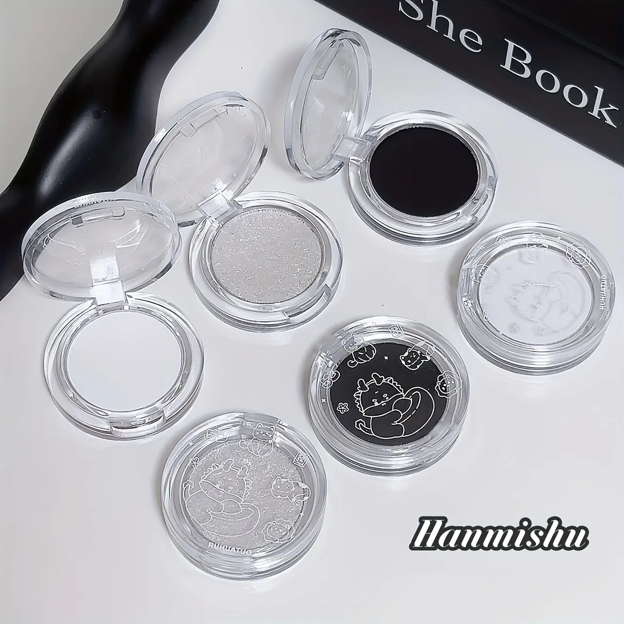 Muge Leen Long Lasting Single Eye Shadow Three Textures for Eye Makeup & Facial Brightening Cosmetic Gift