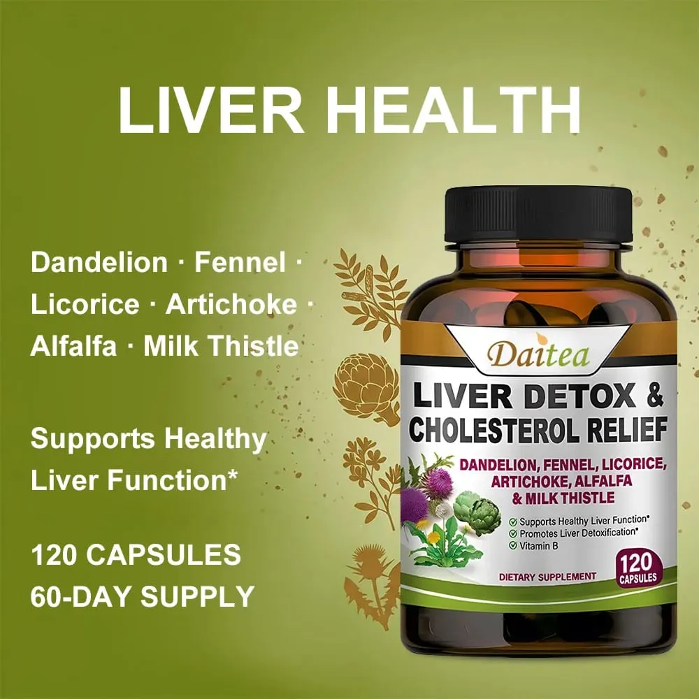 Liver Cleanse Detox & Repair - with Artichoke Dandelion Liver & Kidney Health Liver Cleanse Detox & Repair