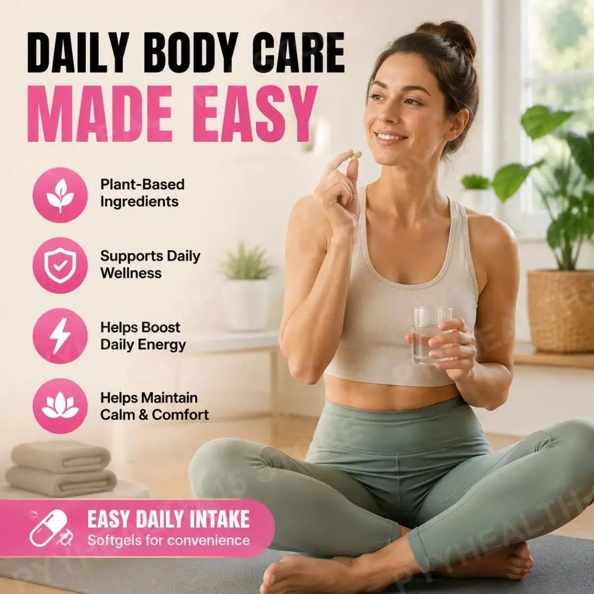 Docteat Body Butt & Breast Formula Capsules Helps Increase Energy and Supports Mental Focus with Creatine and Whey 60 Capsules