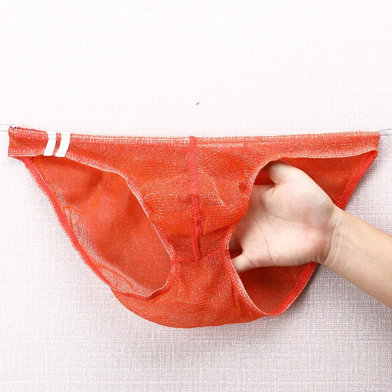 Men's Underwear Briefs Ultra Thin Low Rise Mesh Breathable Panties