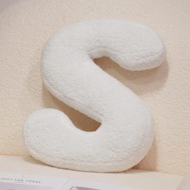 Hot Wholesale Cozy English Letters Pillow Sofa Cushion Living Room Decor 26 Letter Stuffed Doll Toy Kids Teaching Words Game Kid