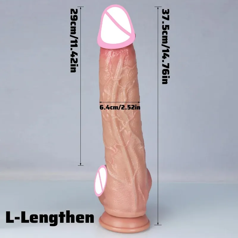Super Realistic Veins Soft Dildo Male Silicone Genitals 3Colors Penis Vaginal Masturbation Suction Cup Dick Woman Anal Sex Toy