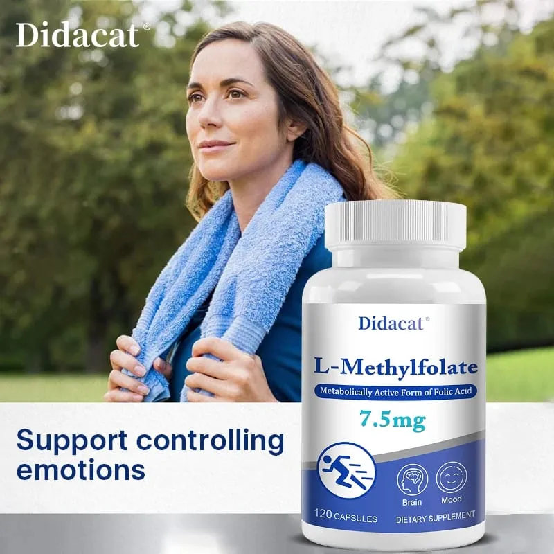 7.5 Mg L-Methylfolate - Professional Strength Active Methyl Folate Supplement for Brain Support Balanced Mood + Immune Health — image 5