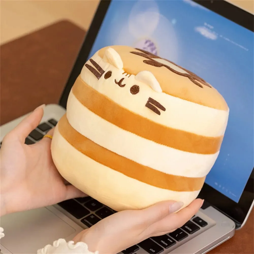15CM Cute Cake Cat Plush Toy Kawaii Soft Stuffed Animal Pillow Anime Character Plushie Doll Para sa mga Bata Kaarawan Regalo Dekorasyon sa Bahay — image 4