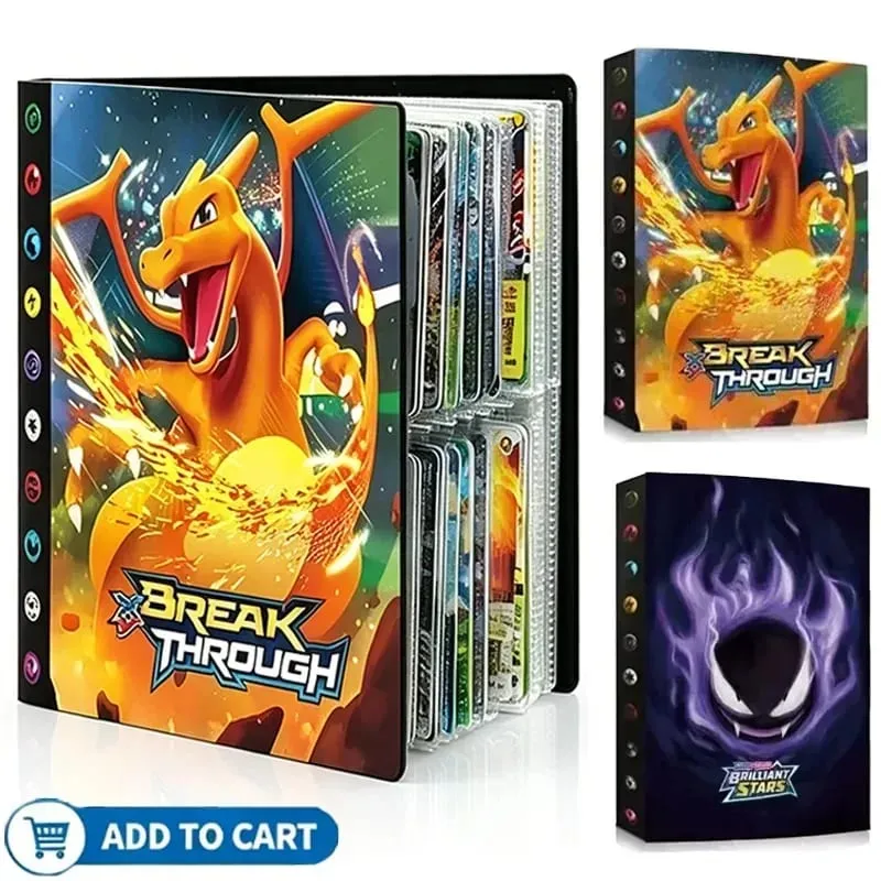 Hot sale Pokemon Cards Album Book 240Pcs Card Album Creativity New Model Binder HolderCollect Card Book Collection