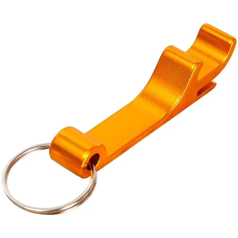1PC Beer bottle opener multifunctional key chain portable solid color bottle opener aluminum bottle opener — image 6