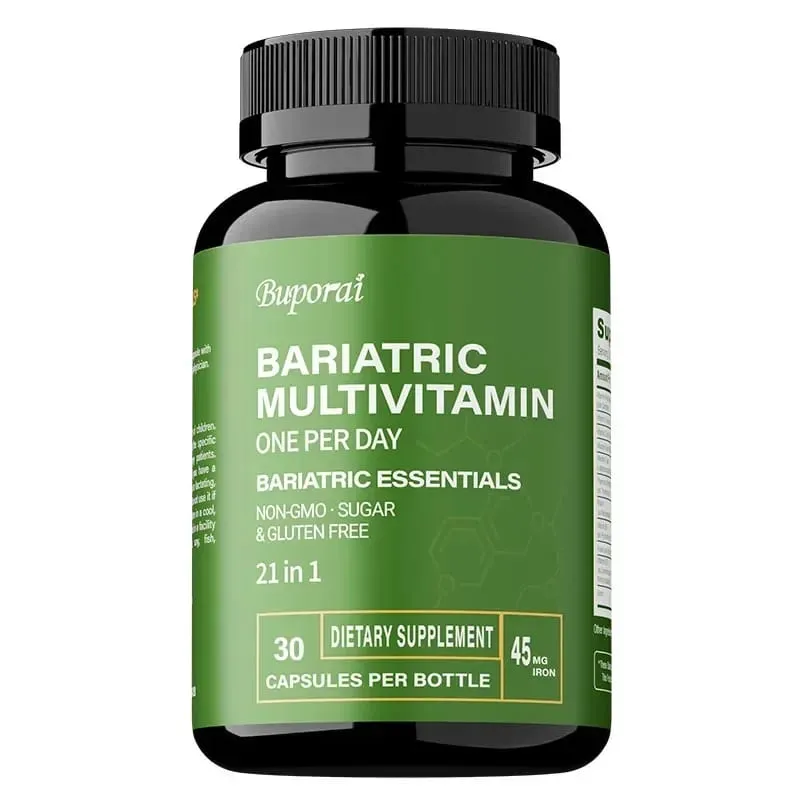 Bariatric Multivitamin Supplement - Maintaining Energy Levels Promote Bone and Overall Health - Contains 21 Vitamins & Minerals