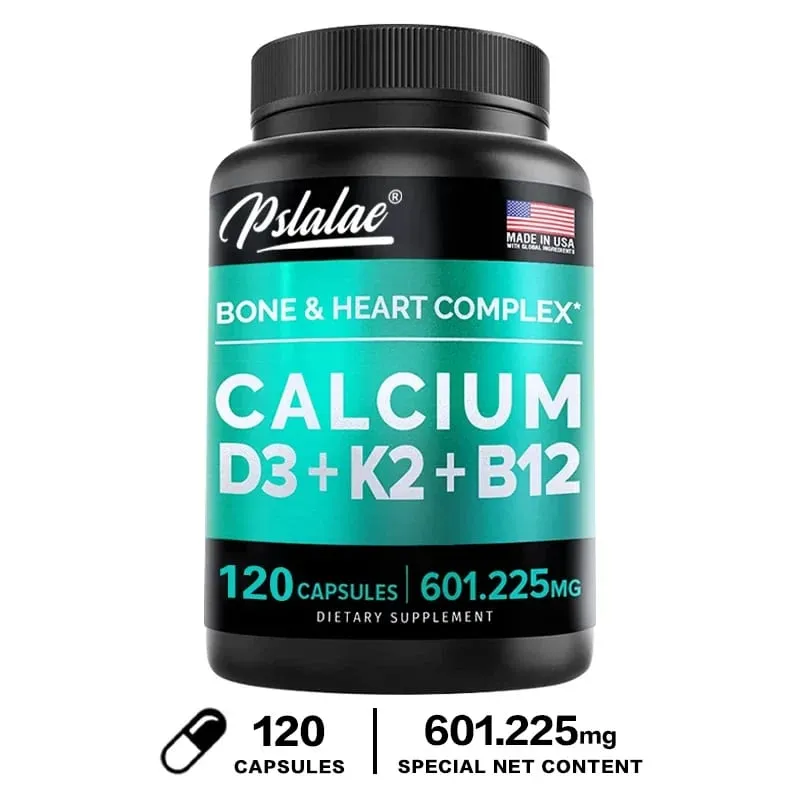 4-i-1-calciumtilskud til kvinder og mænd Knogle- og hjertekompleks med vitamin D3 K2-calciumtilskud + vitamincalcium