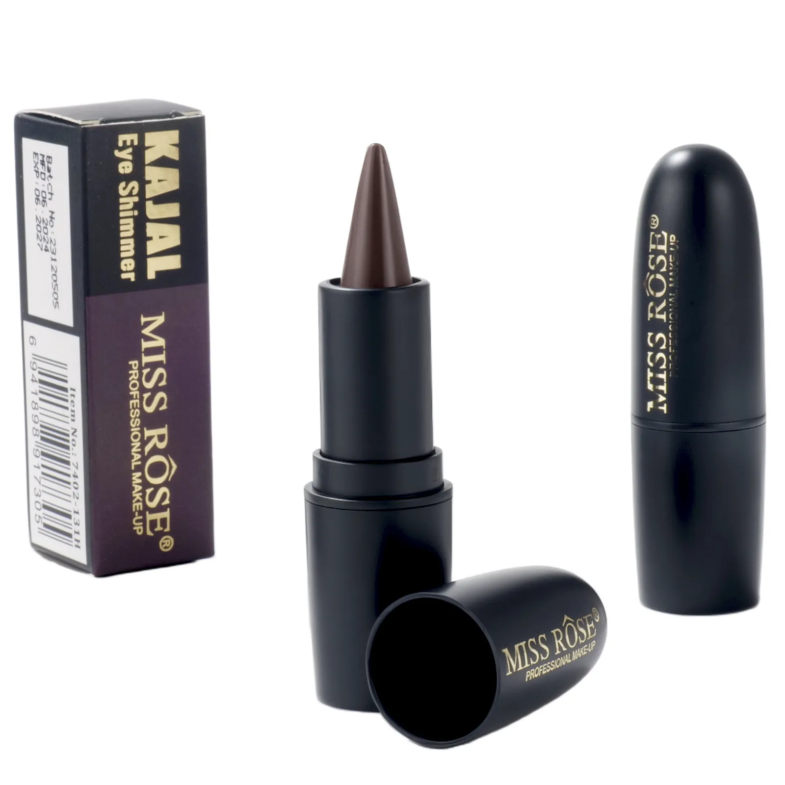 3 Colors Pointed Eyeliner Gel Pen Waterproof Rich Pigment Single Shade Smudge-proof Long Lasting Eye Makeup Liner Pen