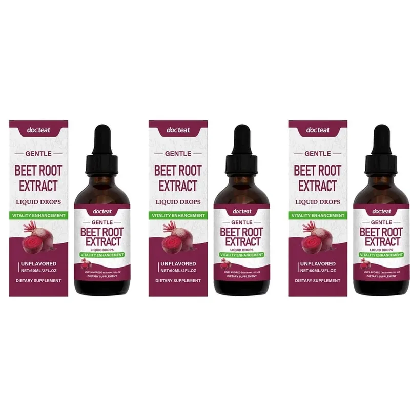 Docteat Beet Root Extract Liquid Drops Unflavored Supports Cardiovascular Health Supports Physical Activity Performance 60 ML — image 8