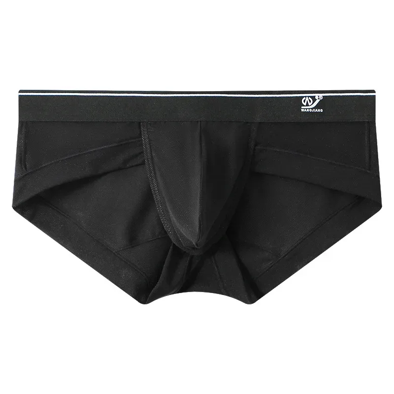 Slip da uomo Custodia 3D traspirante Intimo bikini da uomo leggero Morbido e confortevole Triangolo elastico ad asciugatura rapida per l'estate