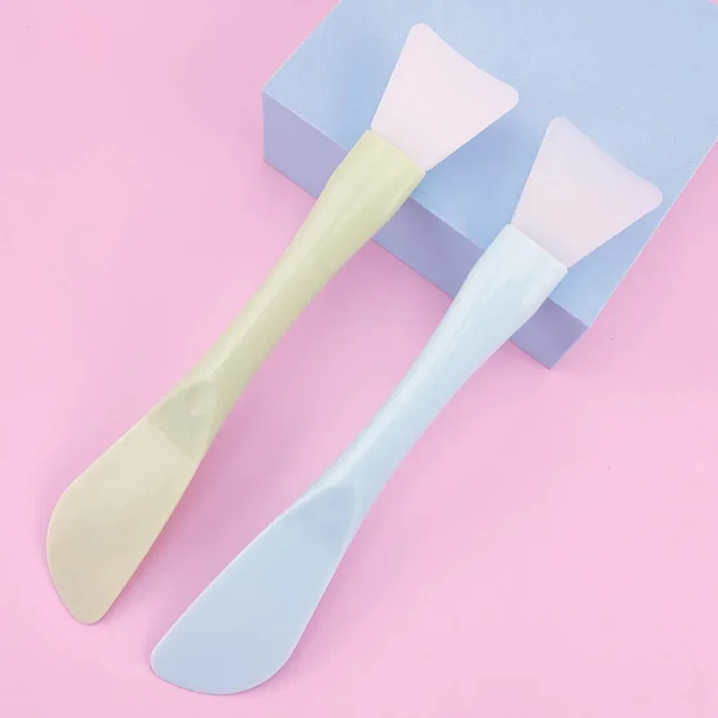 Wholesale Silicone Facial Head Mask Brush Soft Brushes Integrated Makeup Dual-use Mud Film Brush DIY Film Adjusting Beauty Tool — image 2