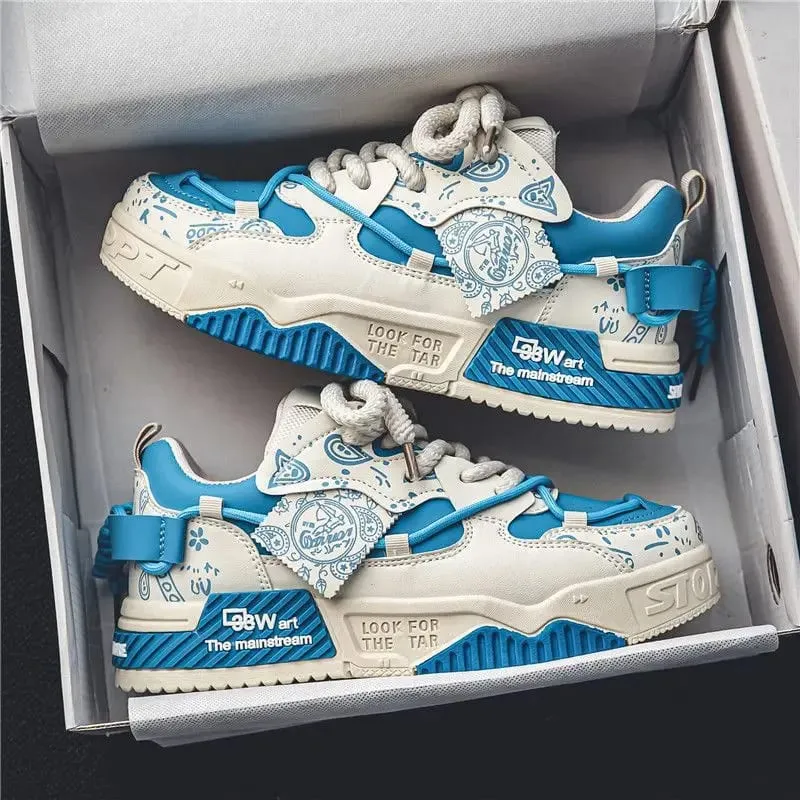 Men's Casual Sneakers Mesh Breathable Fashionable Lace Up Running Shoes 2026 Walking Daily Sneakers Jogging Training Footwear