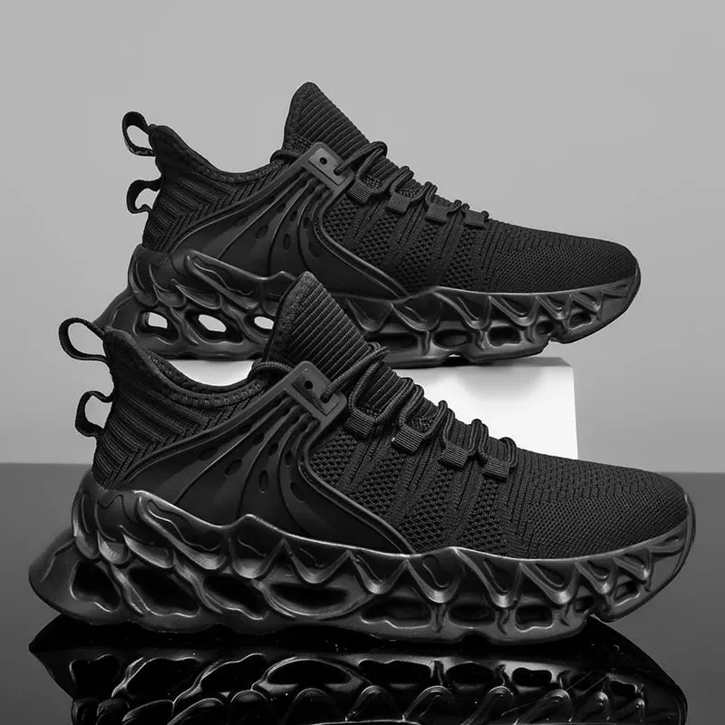 Scarpe da ginnastica da uomo in rete atletica, scarpe da corsa comode e leggere per uomo, suola morbida, scarpe casual antiscivolo, passeggiate all'aperto