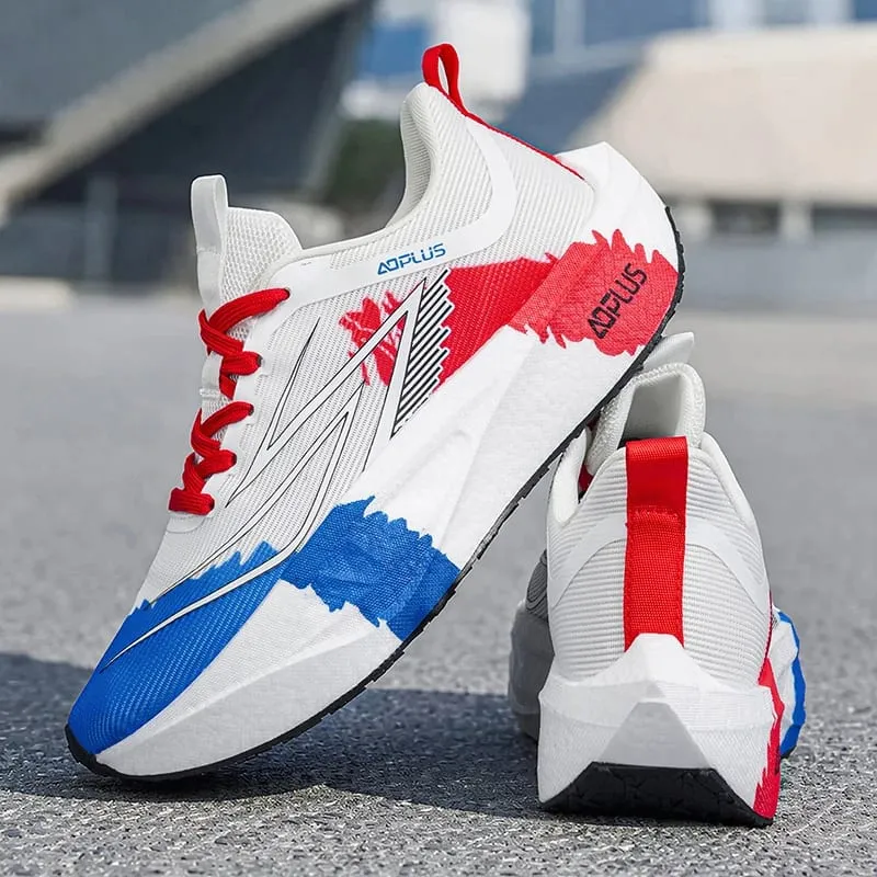 NEW Men's Cushioning Running Shoes Lightweight Athletic Casual Sneakers Male Non-Slip Sports Shoes Outdoor Travel Walking Shoes