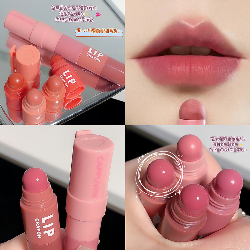 4 em 1 batom fosco lápis kit combinação veludo sexy vermelho lábio matiz antiaderente copo multicor batom caneta maquiagem lábios conjunto de cosméticos