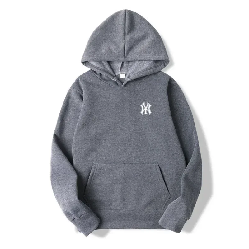 Men's and Women's Casual Fashion Trend Fleece Hooded Hoodies Spring Fall Outdoor Sweatshirt Popular Font Print Pullovers Coat
