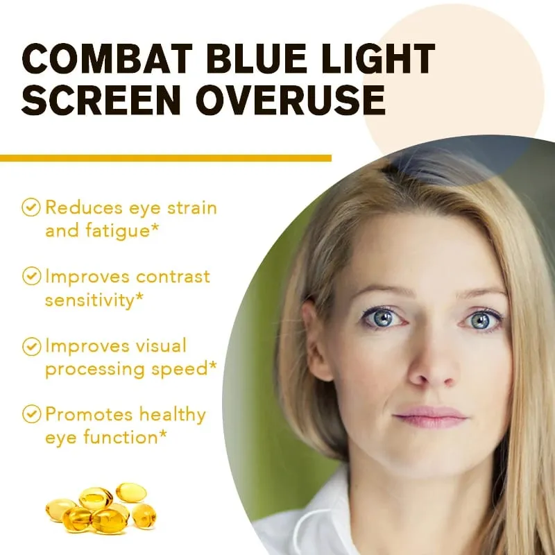 Lutein Eye Capsules 860mg -Contains Zeaxanthin Bilberry Extract and Vitamin A-Supplement Eye Vitamins To Promote Healthy Vision — image 6