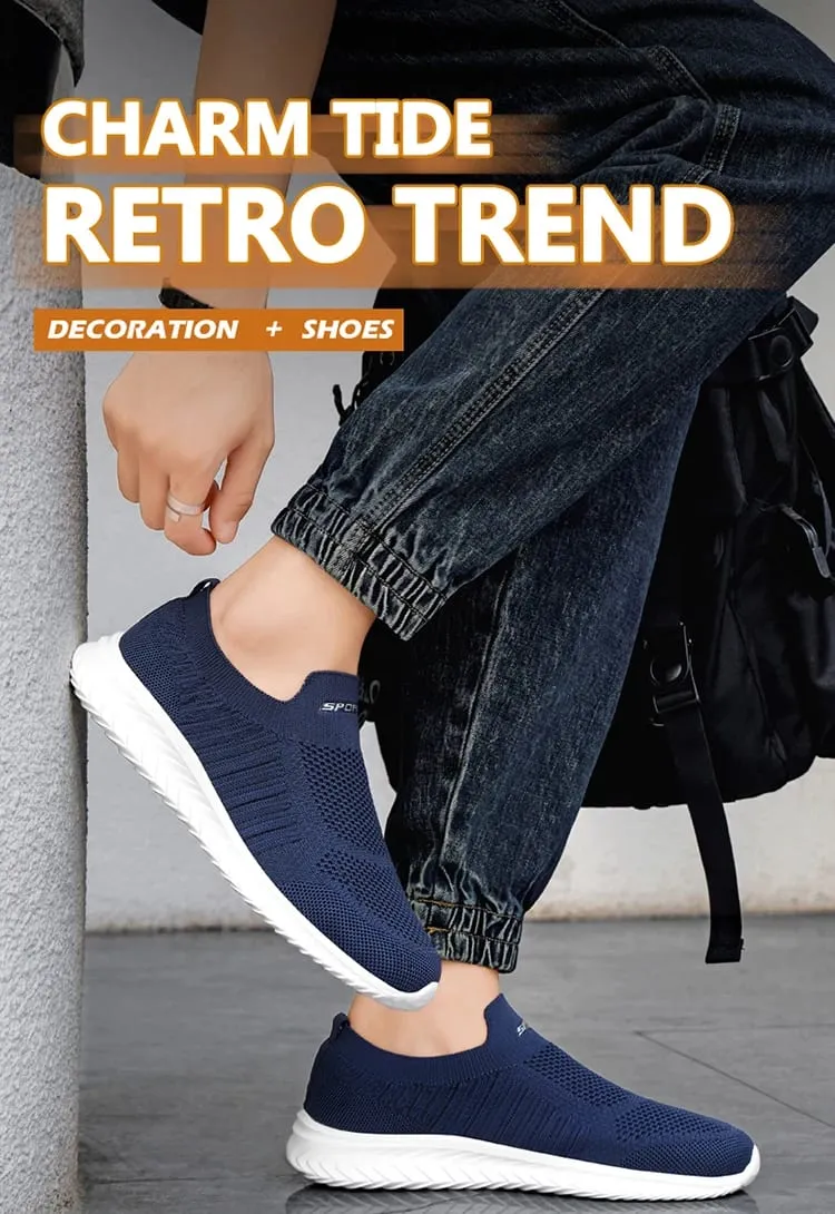 Men Vulcanize Shoes Mesh Men Shoes Lightweight Comfortable Men's Sneakers 2025 Autumn Fashion Slip on Flats Shoes Male Loafers