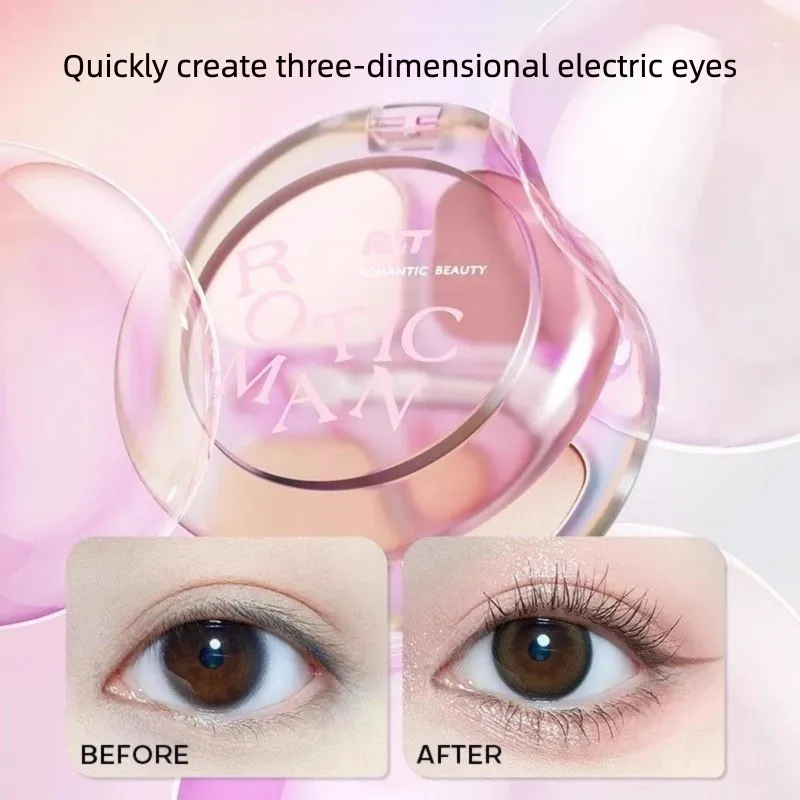 Luo Xiaoman Four-Color Palette Practical Daily Highlight Eyeliner Pen Brightening Korean Style Atmosphere Eye Makeup Eyeshadow