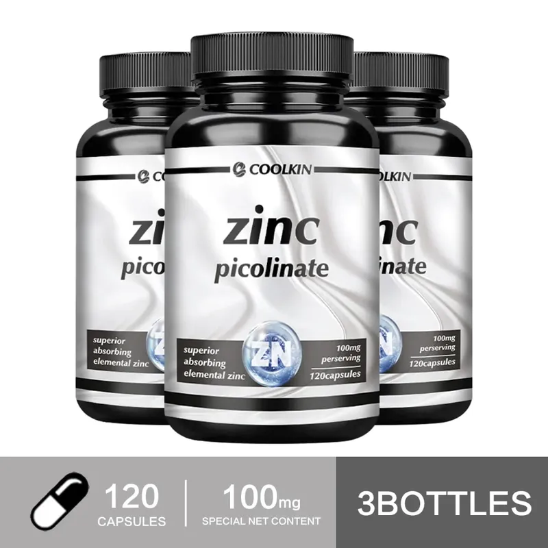 Zinc Picolinate Capsules - Boosts Immune Support Sleep & Energy