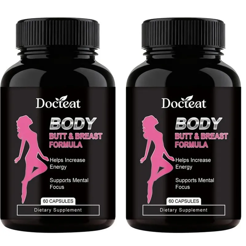 Docteat Body Butt & Breast Formula Capsules Helps Increase Energy and Supports Mental Focus with Creatine and Whey 60 Capsules