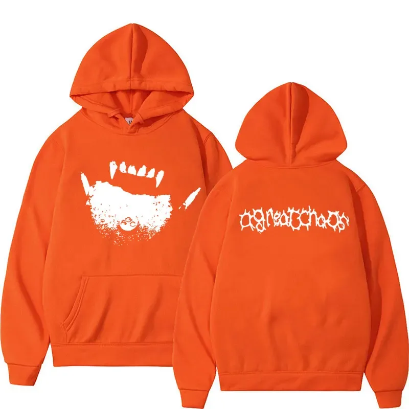 Ken Carson AGC Actual Hate Teen X Vamp Hoodie Harajuku Fashion Trend Y2K Sweatshirts Men Women Chaos Opium Merch Hoodie