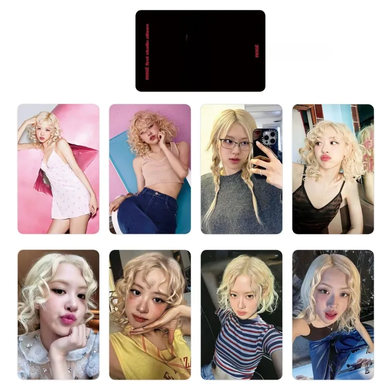 8Pcs/Set pop Idol KATSEY New Album Pinky UP CHAOS HD Printd Personal Lomo Card Photocards Fans Gift