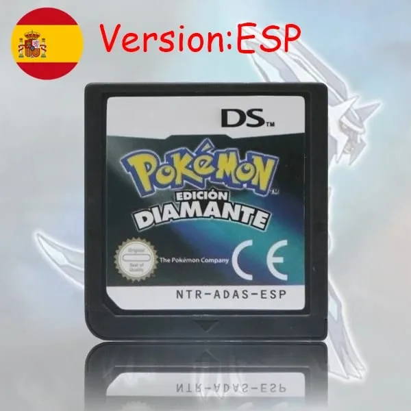 NDS Game Cartridge Pokemon Series Platinum Pearl Diamond HeartGold SoulSilver USA/EUR/FRA/ITA/NOE/AUS/ESP Version for NDS