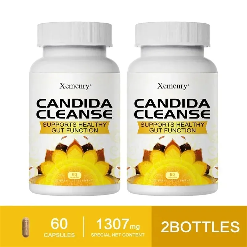 Candida Cleanse – Fördert die Darmreinigung und Entgiftung, verbessert die Verdauung und lindert Verstopfung und Blähungen