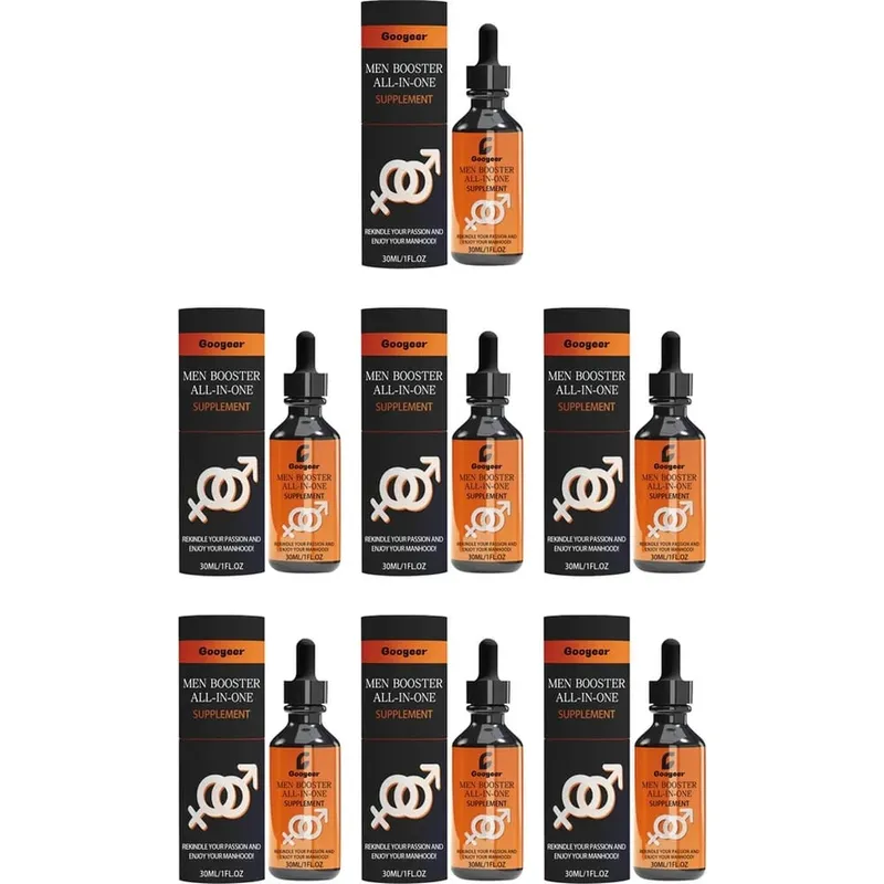 Googeer Men Booster All-in-One Supplement Drops with Maca Root Extract and Kudzu Root Extract for Energy Relaxation 30 ML