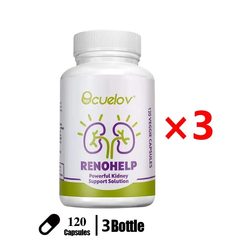 Kidney Health Capsules – Cleanse and Detoxify Promote Kidney Health and Support Bladder and Urinary Tract Health