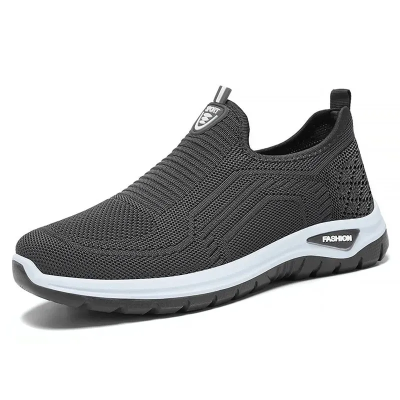 Męskie obuwie oddychające trampki męskie lekkie buty do chodzenia buty do biegania wsuwane mokasyny dla pary Zapatillas Hombre rozmiar 44