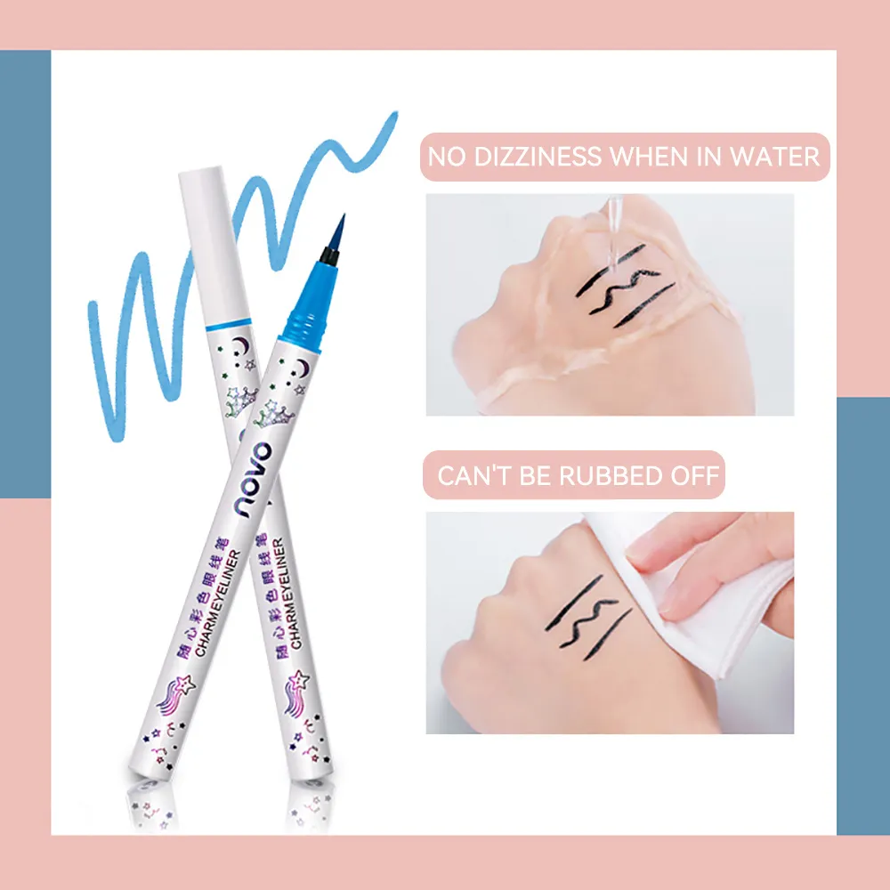 Colorful Eyeliner Multi Color Eyeliner Slim Pen Smoothly Outlines Creative Eye Makeup Eye Makeup