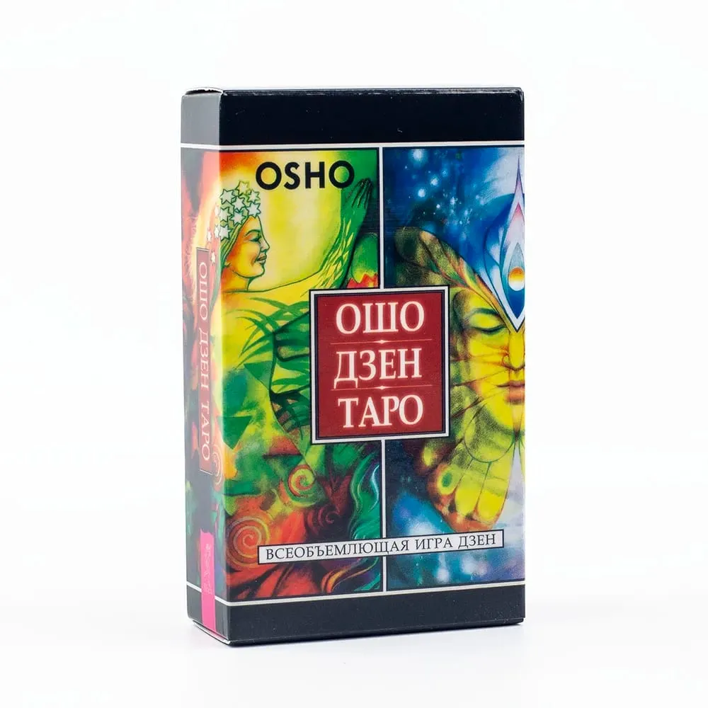 ОШО ДЗЕН ТАРО OSHO ZEN TARO 79st Ryska visioner Ödespådom Tarotkort FortuneTelling Kortspel Festbrädspel 10,3x6CM