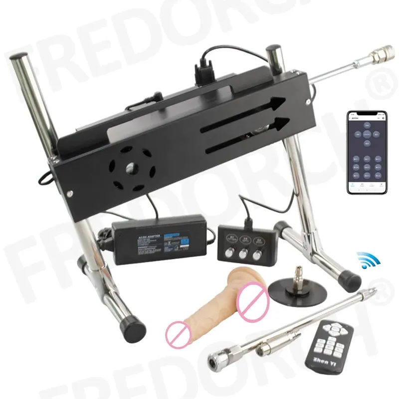 200W Turbo Gear Powerful F21S Sex Machine APP/Wired/Wireless Control Love Machine with Big Dildo Adult Toy 3-15cm Strok