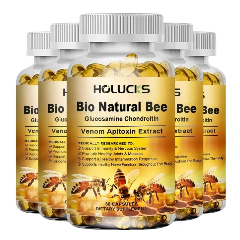 Bio Natural Bee Supplement with Apitoxin & Glucosamine Support Nerve Function Flexibility Alleviate Stiffness Confidence — image 11