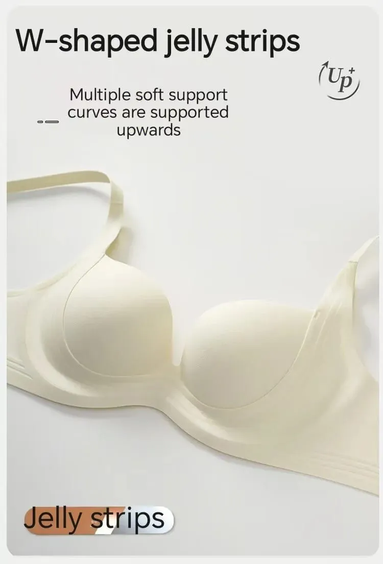 2025 Seamless Push up Bra Small Breast Gathering Enlarging Anti-Sagging Thin Top Thick Bottom No Underwire Lingerie for Women