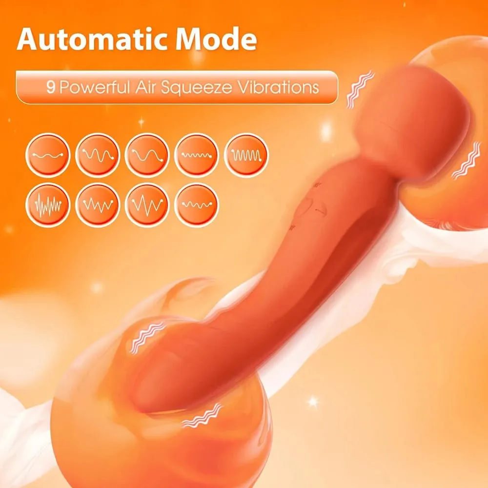 Smart APP Trådlös fjärrkontroll AV Magic Wand Vibrator Kraftfull G Spot Clit Stimulator Sexleksak Kvinnor USB Uppladdningsbar Vattentät Vuxen