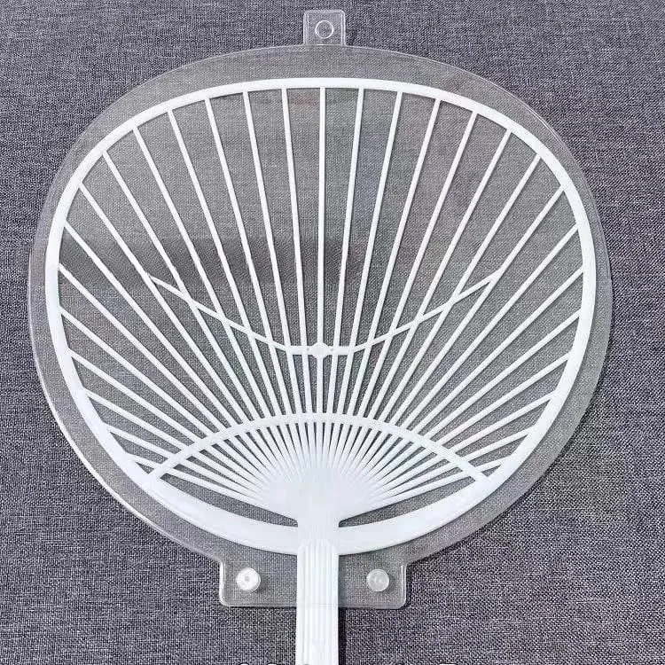 Transparent Thick Circular Heart-Shaped Idol Fan Protective Cover PVC Dust-Proof Kpop Hand Fan Sleeve Storage Bag