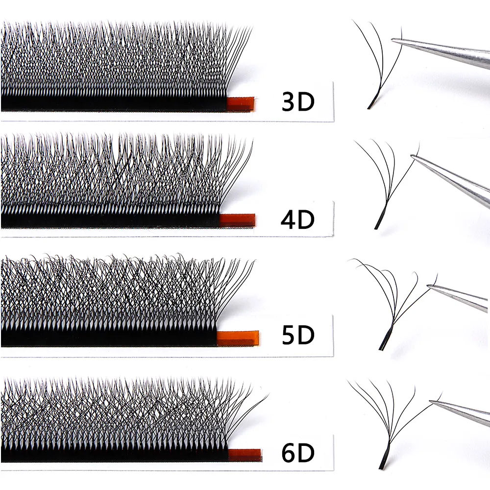 Befer Cilios YY/3D/4D/5D/6D W alakú műszempilla hosszabbító technológiai szál kiváló minőségű puha természetes professzionális nagykereskedés