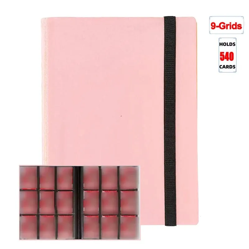 160/360/480/540 Cards Capacity Pocket Holder Binders Albums For Game Card Book Sleeve Holder Large-capacity Card Binder Notebook