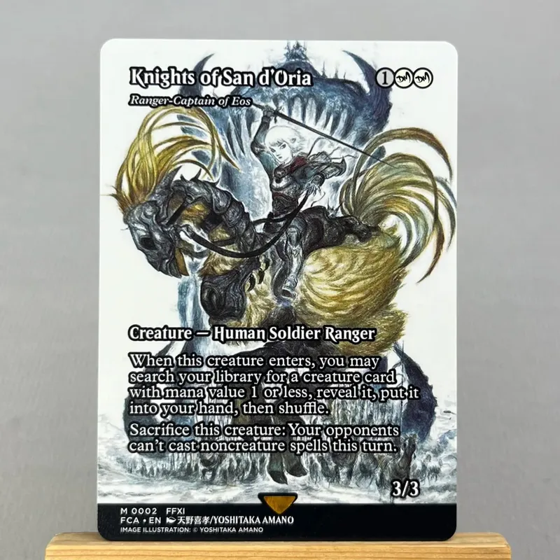 FIN FCA FIC HOLO14-Ⅰ02 Tcg Proxy Cards Vivi Ornitier Summon Bahamut Rhystic Study Y'shtola Night's Blessed