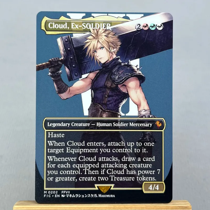 FIN FCA FIC HOLO14-Ⅰ02 Tcg Proxy Cards Vivi Ornitier Summon Bahamut Rhystic Study Y'shtola Night's Blessed