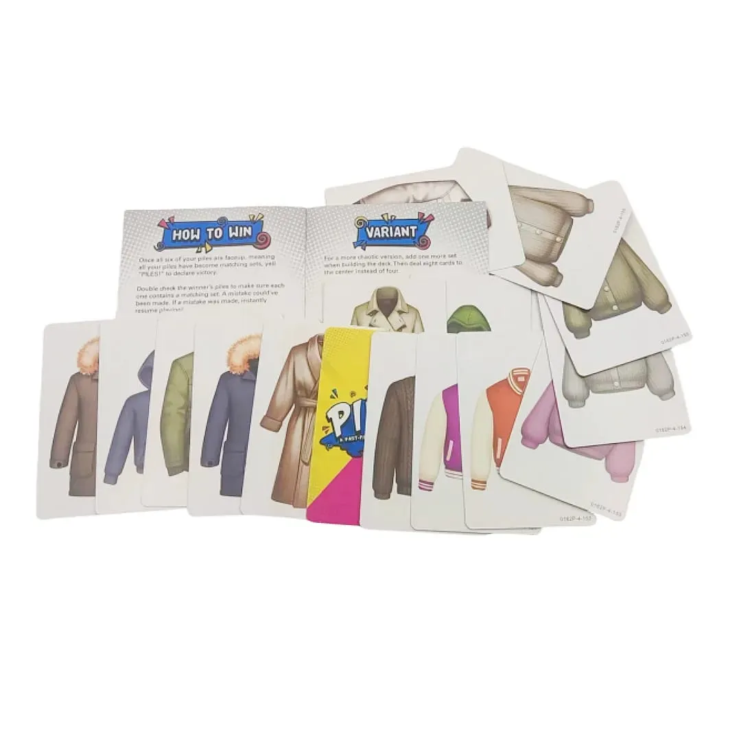 Clothes Matching Game a Multiplayer Casual Board Game Card Game a Fun Tabletop Card Toy for Parties Team Building and Family Interaction with Simple Rules That Are Easy to Learn Circle-Based Competitive Play a Brain-Teasing Stress-Relief Ac