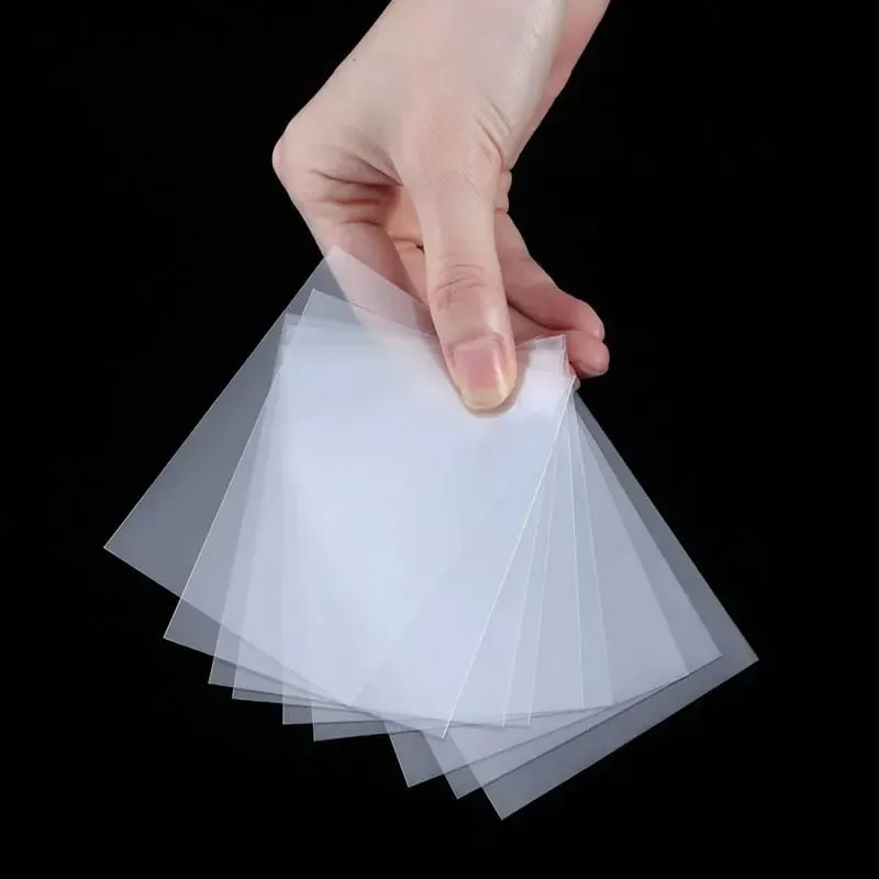 100Pcs Games Card Sleeves Transparent Playing Protector Compatible Trading Cards Folder Case Holder For Pokemon Kids Toy Gift