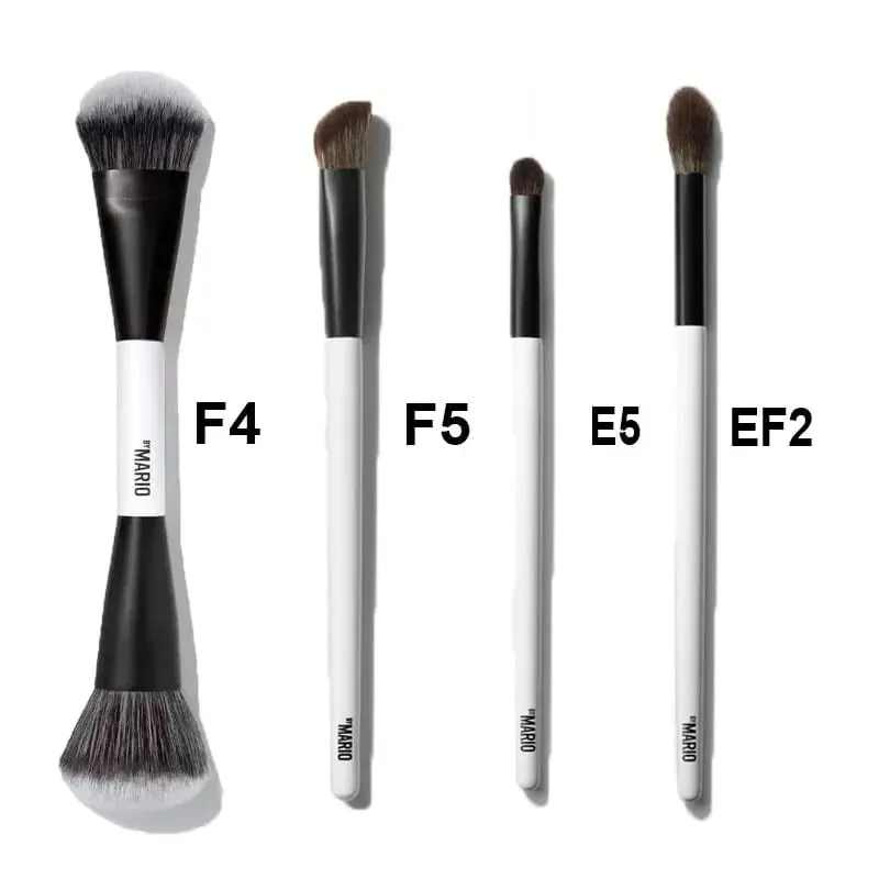 Soft Bristle Blush Highlighter Brush Kit Flawless Soft Glow Face Cosmetic Tools F1 F2 F3 F4 Pro Facial Blending Makeup Brushes